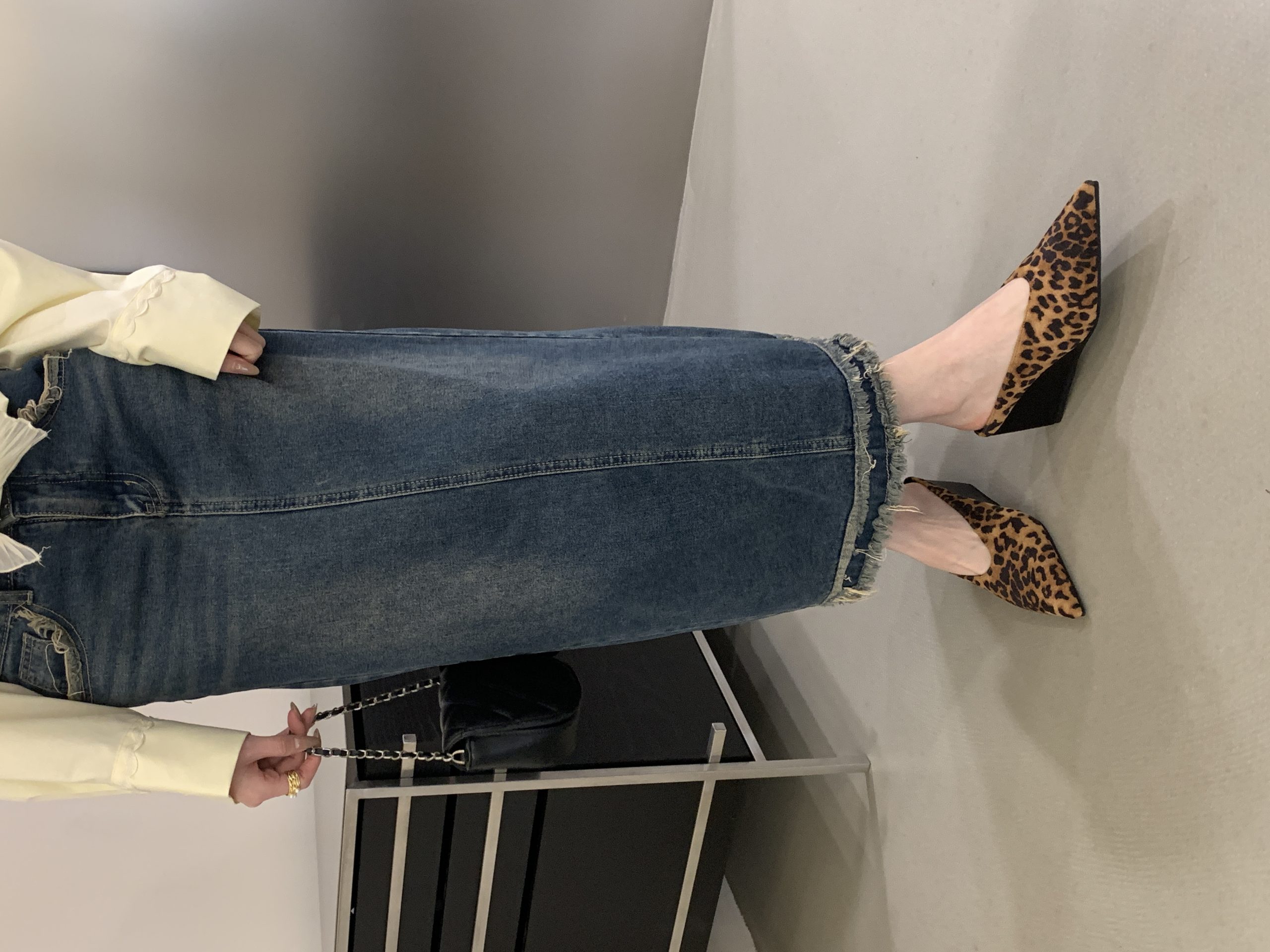 2026 New French Style Pointed Toe Thick Sole Half Slippers Women Commuter High Heels - Image 3