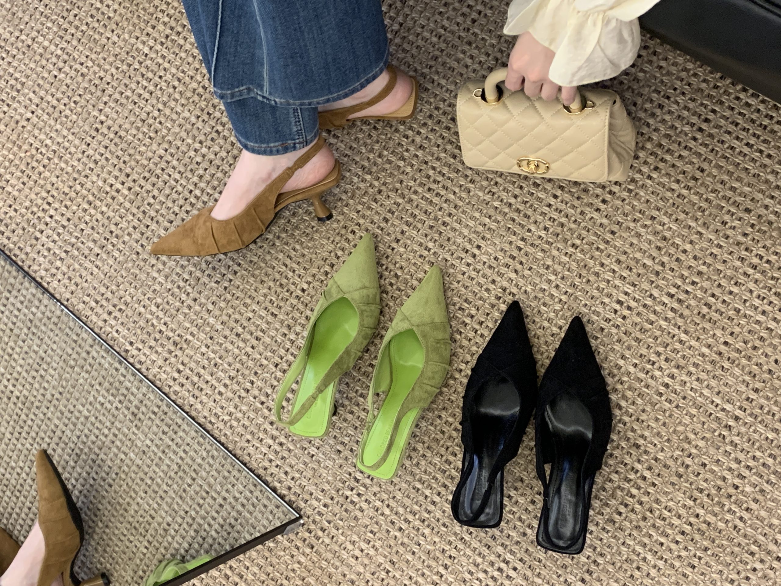 2026 New Spring Summer French Pointed Toe One-Strap Thin Heel Open Back Single Shoes for Women - Style 7491db - Image 3