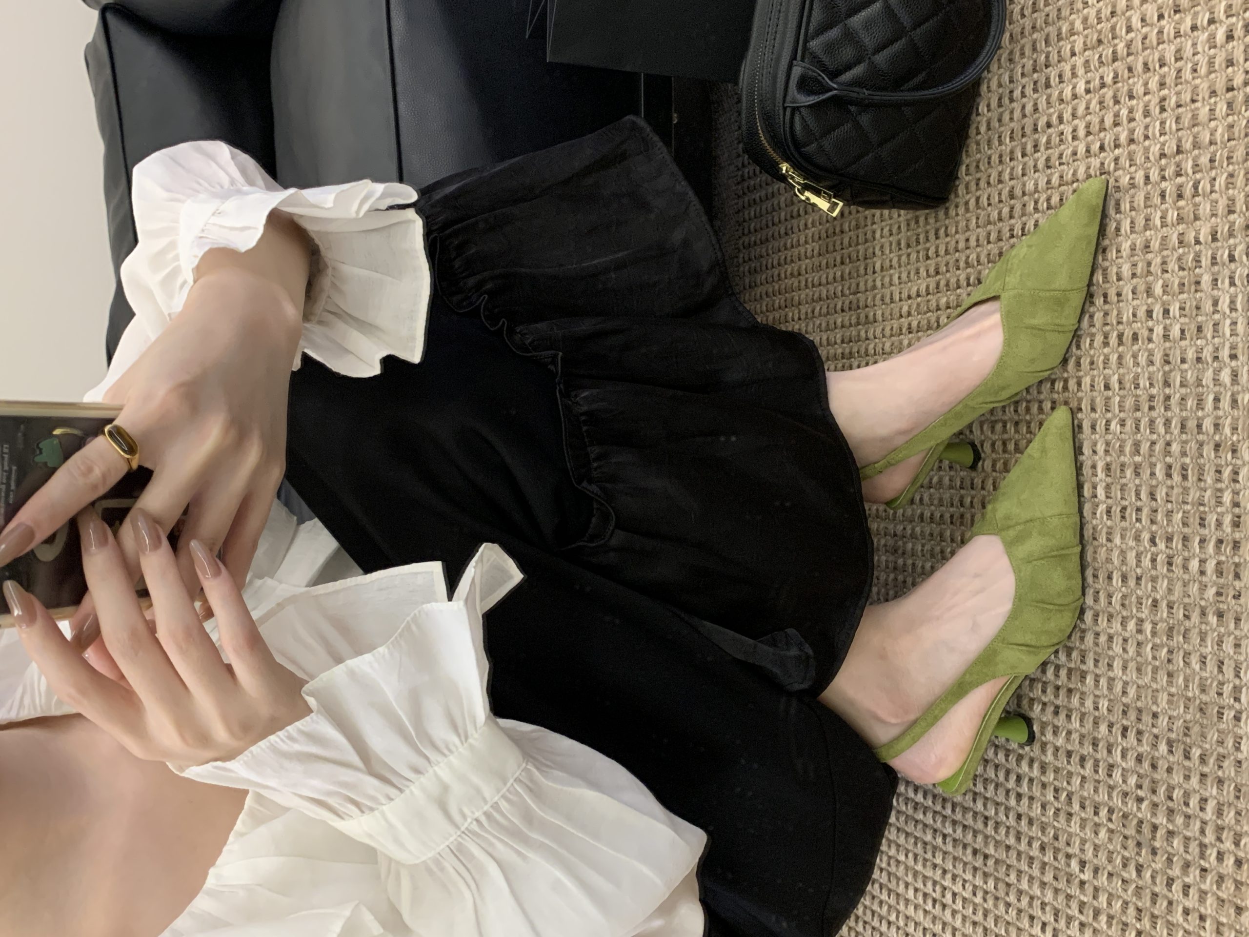 2026 New Spring Summer French Pointed Toe One-Strap Thin Heel Open Back Single Shoes for Women - Style 7491db - Image 4