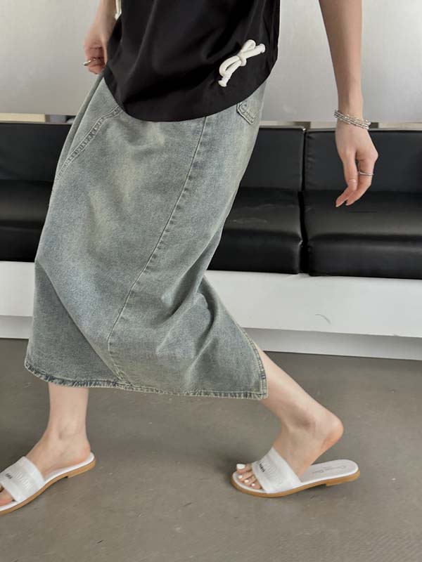 Dumier 2024 Spring PU Flat Slippers with Embroidery for Women - Solid Color Low Heel - Image 4